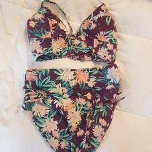 High waist swimsuit